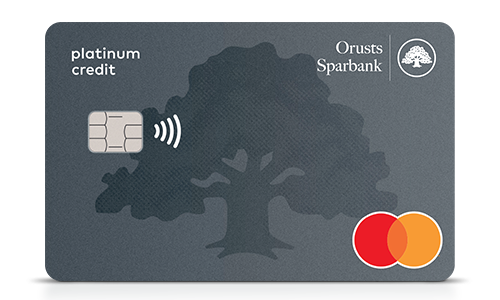Betal- och kreditkort Mastercard Platinum