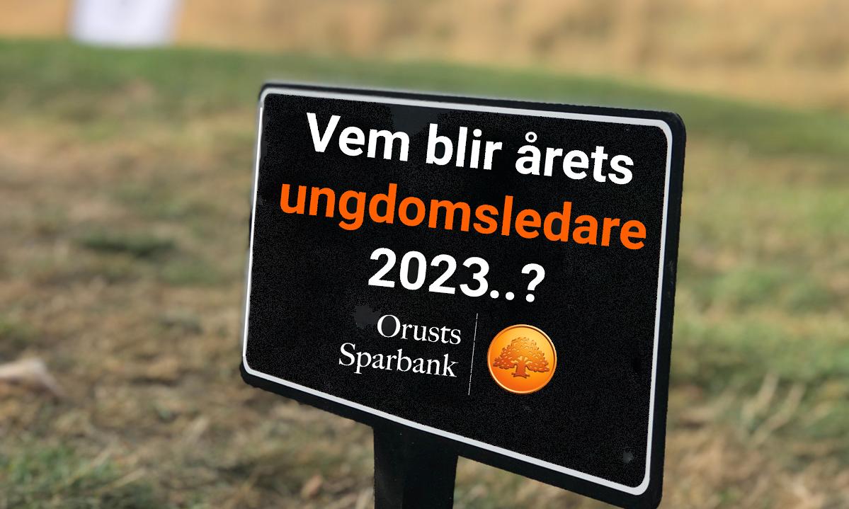 Sign on golf course 